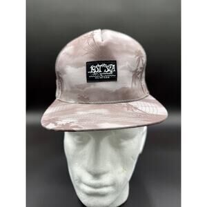 Lost Enterprises Lost At Sea Patch Snapback Hat Palm Tree Graphic Flat Brim
